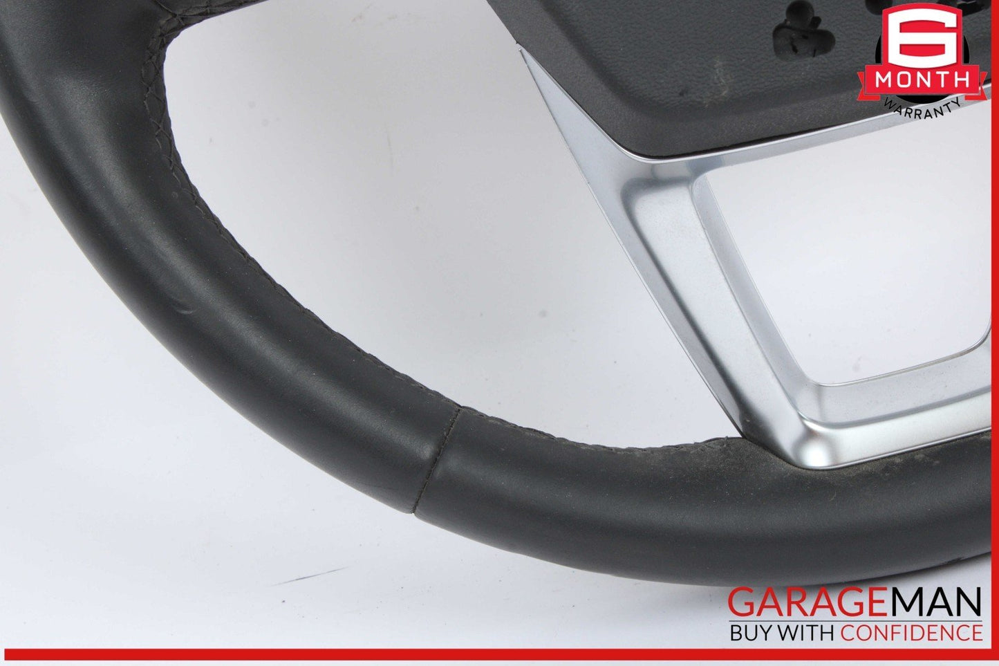 18-25 Audi Q5 Heated Leather Steering Wheel w/ Paddle Shifters Black 80A419091CM