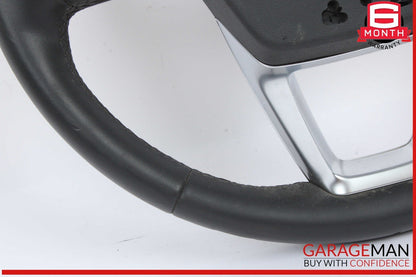 18-25 Audi Q5 Heated Leather Steering Wheel w/ Paddle Shifters Black 80A419091CM