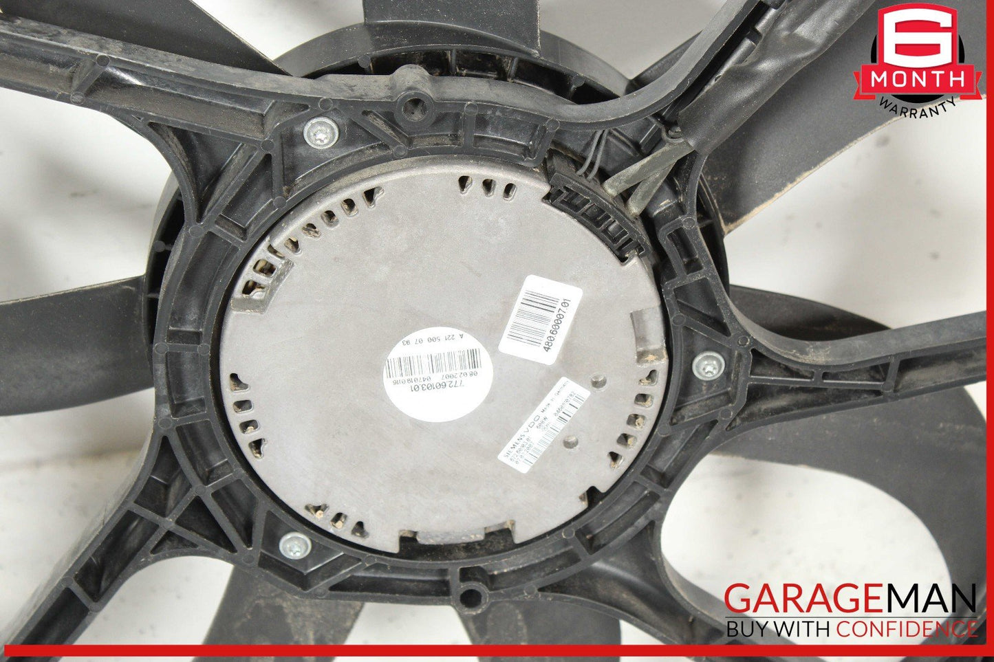 07-14 Mercedes W221 S550 S350 CL550 Engine Cooling Fan Shroud Motor Assembly
