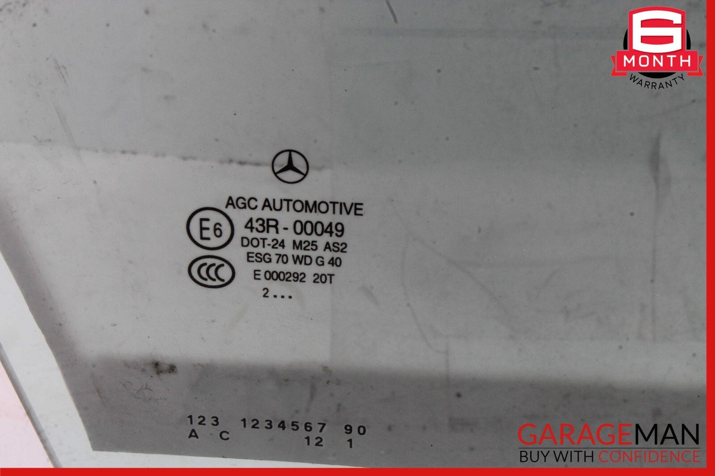 08-15 Mercedes W204 C250 C300 C350 Front Right Side Door Window Auto Glass OEM