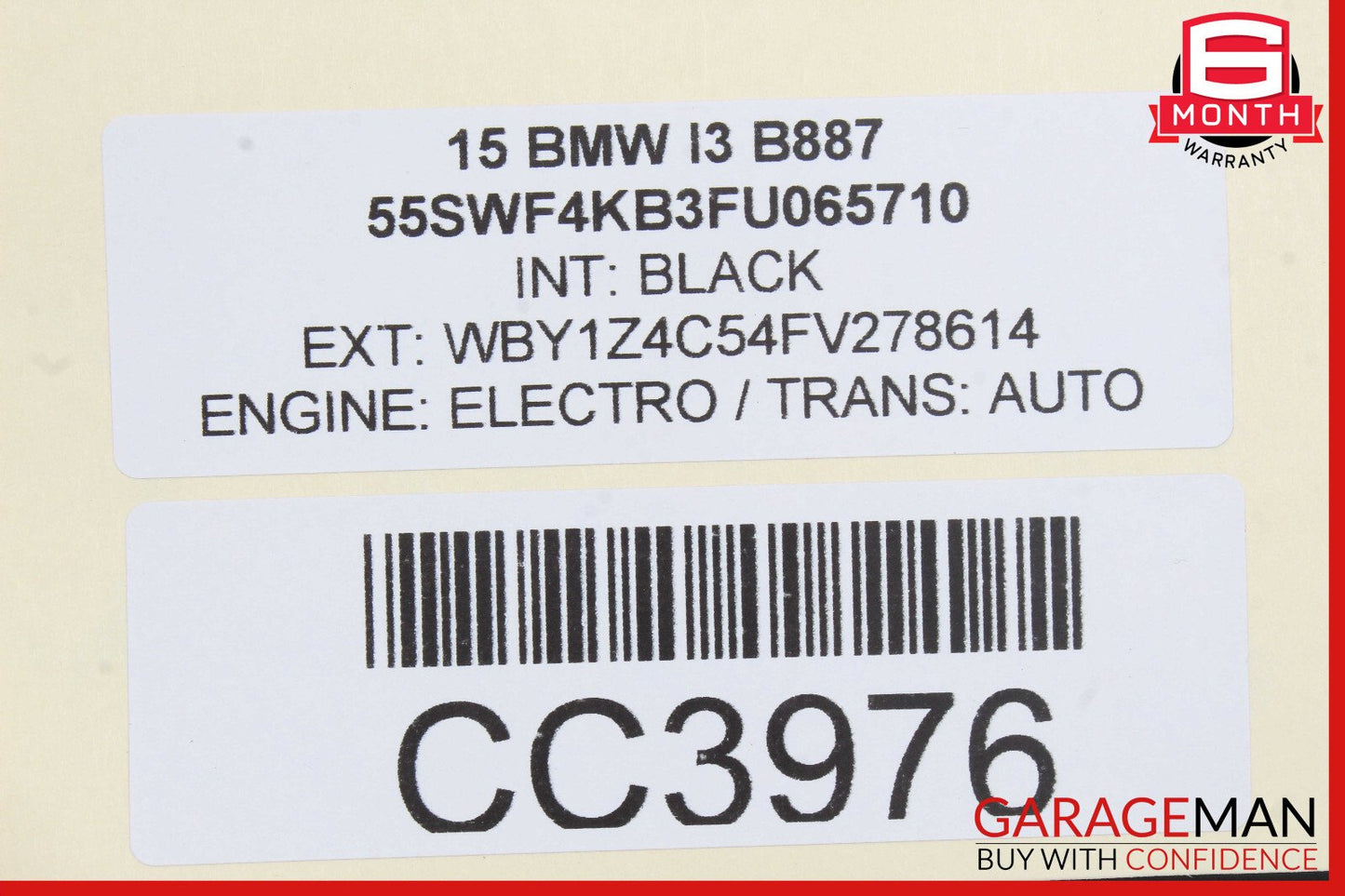 14-21 BMW i3 I01 Hybrid Dashboard Dash Board Assembly Gray OEM