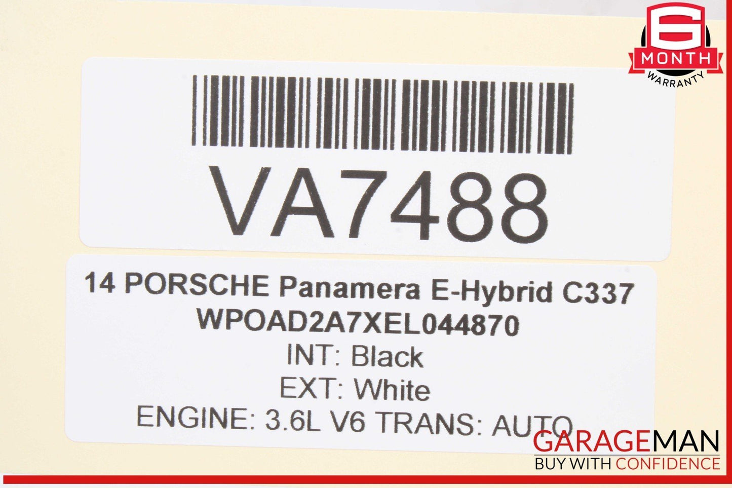 14-16 Porsche Panamera 970 E-Hybrid HV Battery Distribution Wire Cable w/ Module