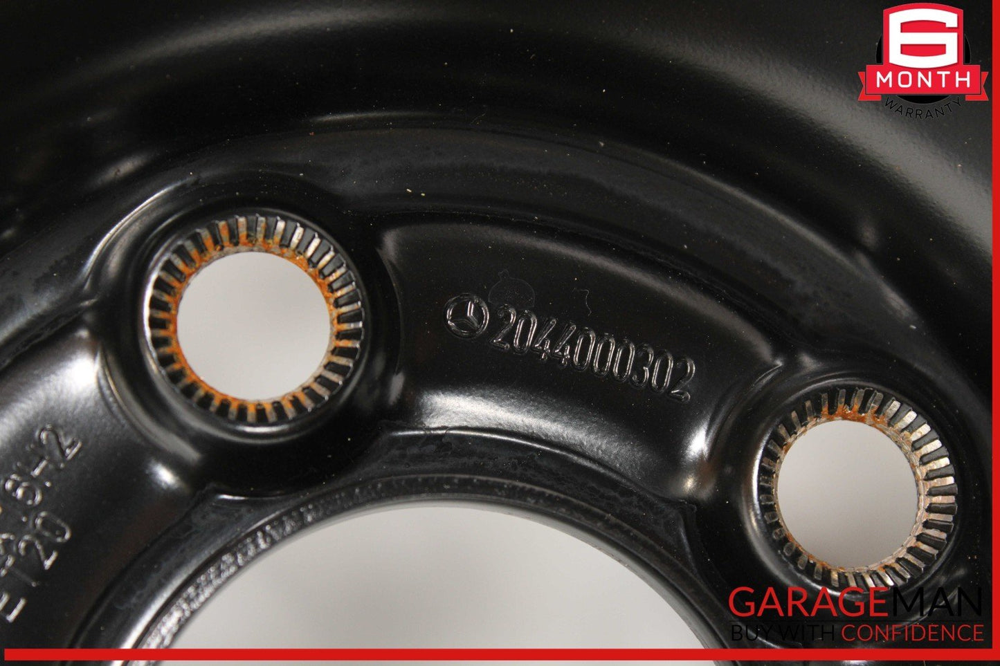 08-14 Mercedes W204 C250 C300 Emergency Spare Tire Donut Wheel Rim 125 90 16"
