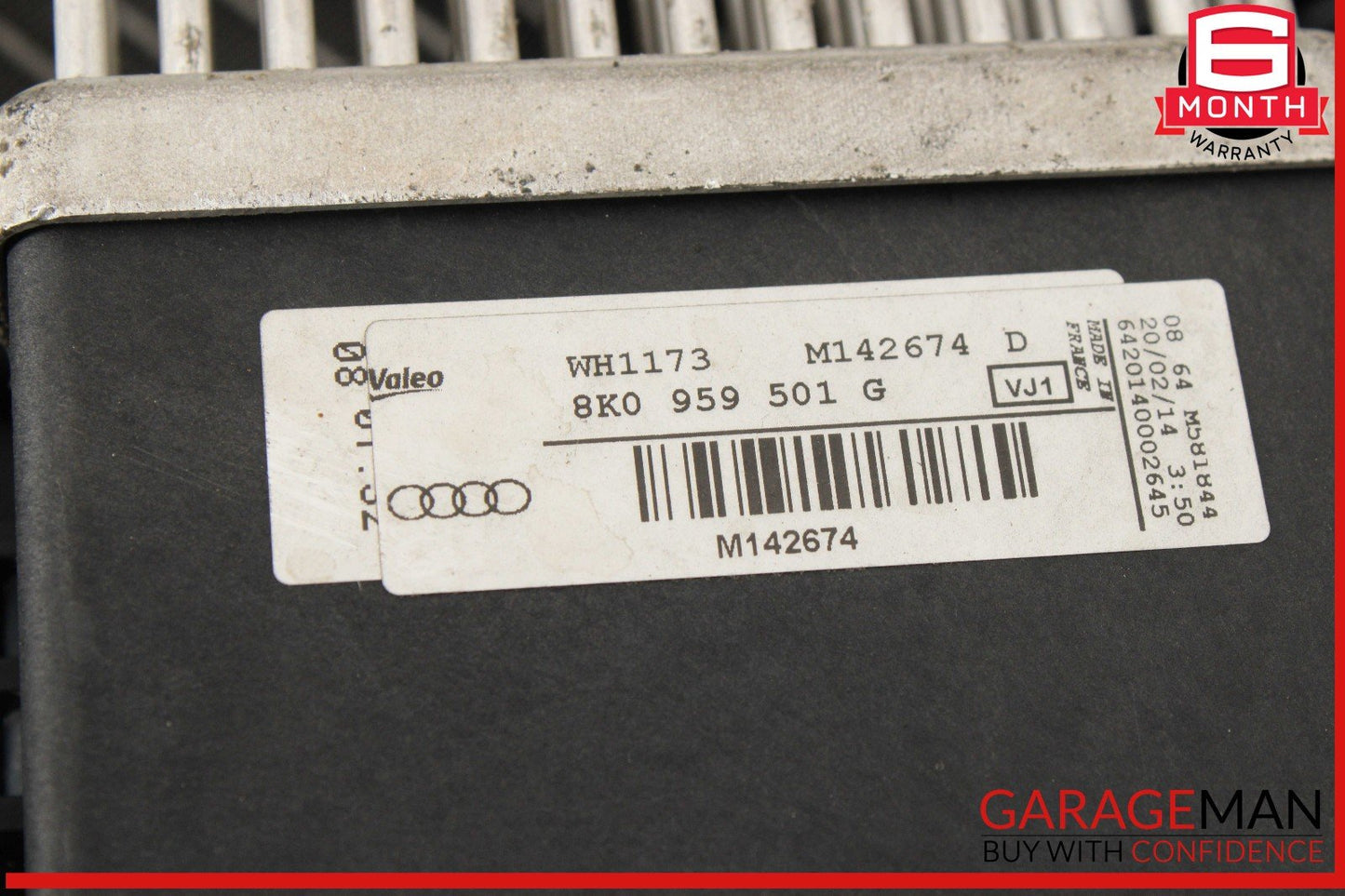 09-16 Audi A4 Q5 2.0L Engine Radiator Condenser Cooling Fan Motor Assy