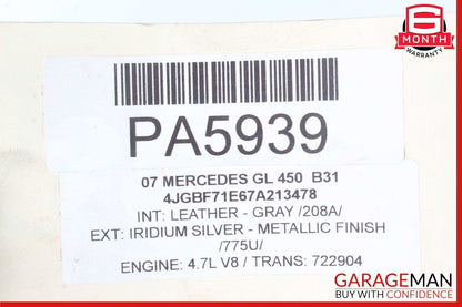 Mercedes X164 GL450 ML550 7G AWD Automatic Transmission Tranny Assy 722.904 179k