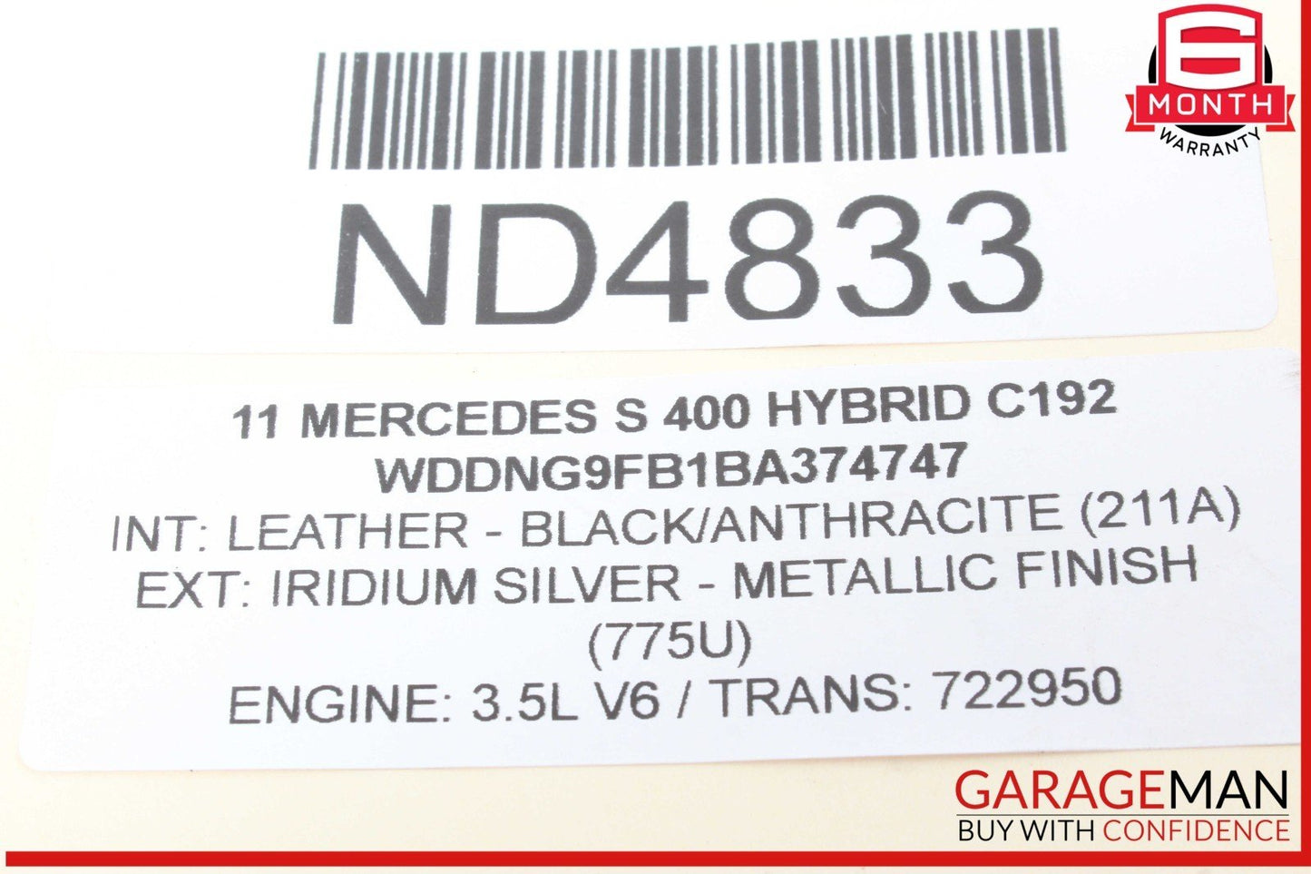 05-13 Mercedes W221 S400 Hybrid E550 Oil Filter Cooler Housing 2721800510 OEM