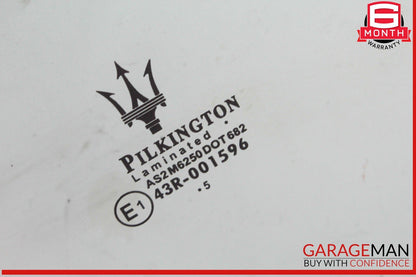 03-13 Maserati Quattroporte M139 Front Right Side Door Window Glass OEM