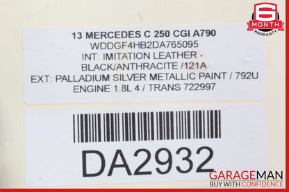 08-14 Mercedes W204 C250 C350 C300 Front Right Side Door Lock Latch Actuator