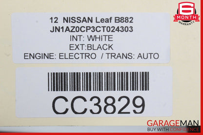 11-15 NISSAN LEAF REAR LEFT DOOR SHELL
