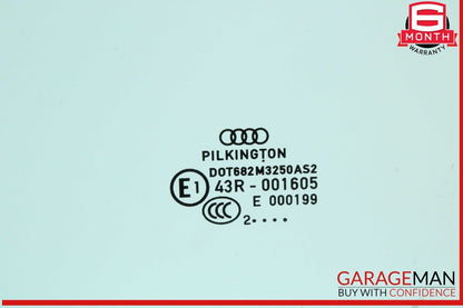 09-16 Audi A4 S4 Front Left Driver Side Door Window Glass OEM