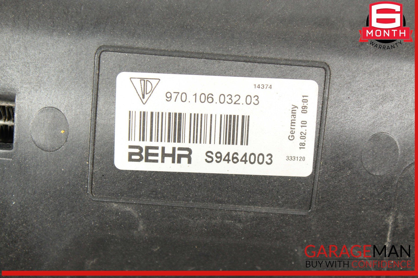 10-13 Porsche Panamera 970 Engine Cooling Radiator AC A/C Condenser Assembly