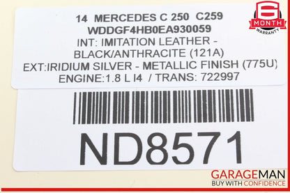 12-14 Mercedes W204 C250 C350 C63 AMG Front Left Side Door Rear View Mirror OEM