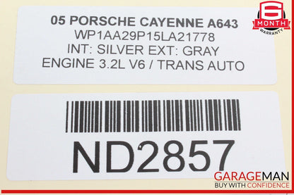 03-10 Porsche Cayenne 955 957 Steering Column Combination Switch Arms Assy OEM
