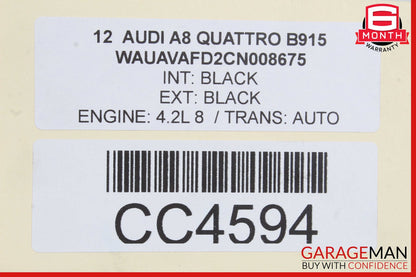 11-17 Audi A8 Sunroof Sun Shade Roof Glass Frame Track OEM