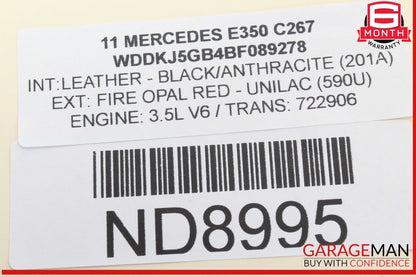 10-11 Mercedes W212 E350 E500 E550 Rear Fuse Relay Junction Box SAM Module OEM