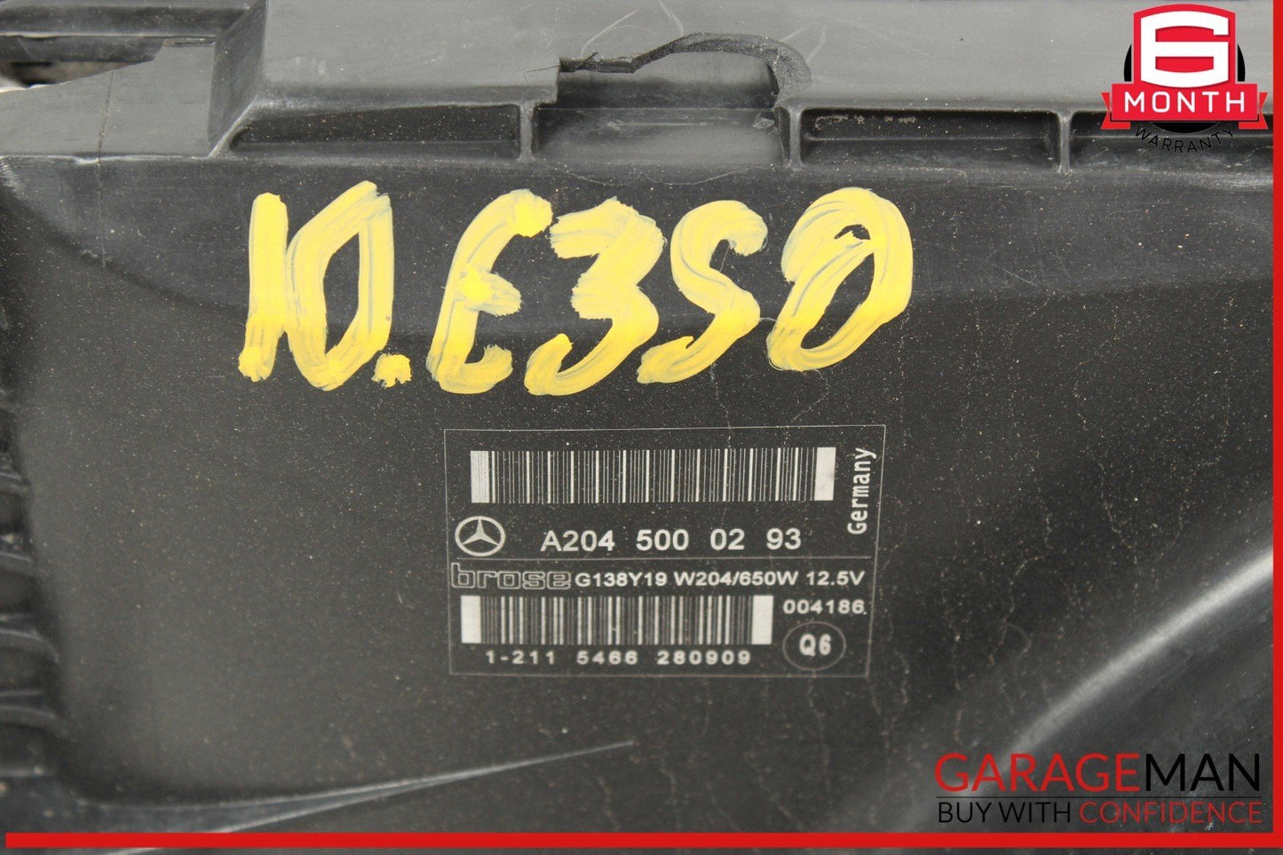 08-17 Mercedes W212 E350 C300 Engine Cooling Radiator A/C Air Condenser Assy OEM