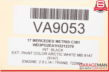 16-23 Mercedes W447 Metris Front Windshield Wiper Linkage w/ Motor Valeo OEM