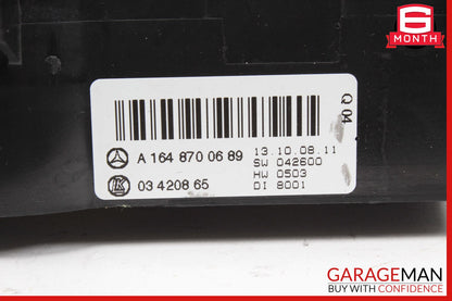 06-12 Mercedes X164 GL550 ML63 R500 Rear A/C Heater Climate Control Switch OEM