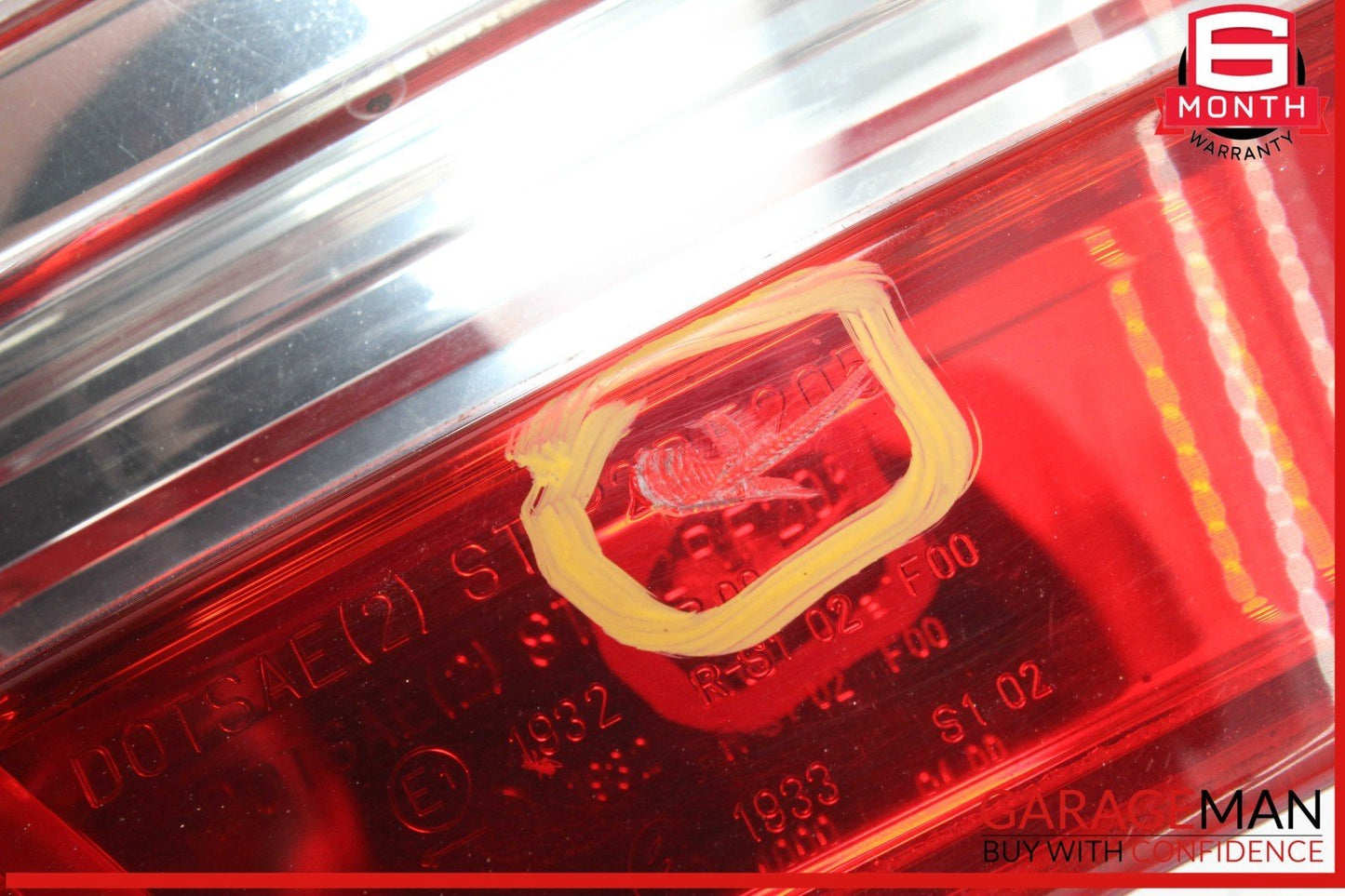 07-09 Mercedes X164 GL450 4MATIC Rear Left Side Tail Light Lamp 1648200564 OEM