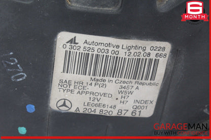 08-11 Mercedes W204 C300 C350 Front Left Side Headlight Head Light Lamp Halogen