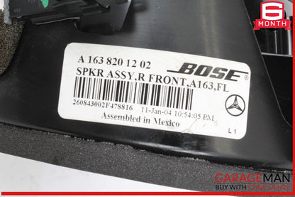 02-05 Mercedes W163 ML350 ML500 Front Right & Left Bose Sound Speaker Set OEM