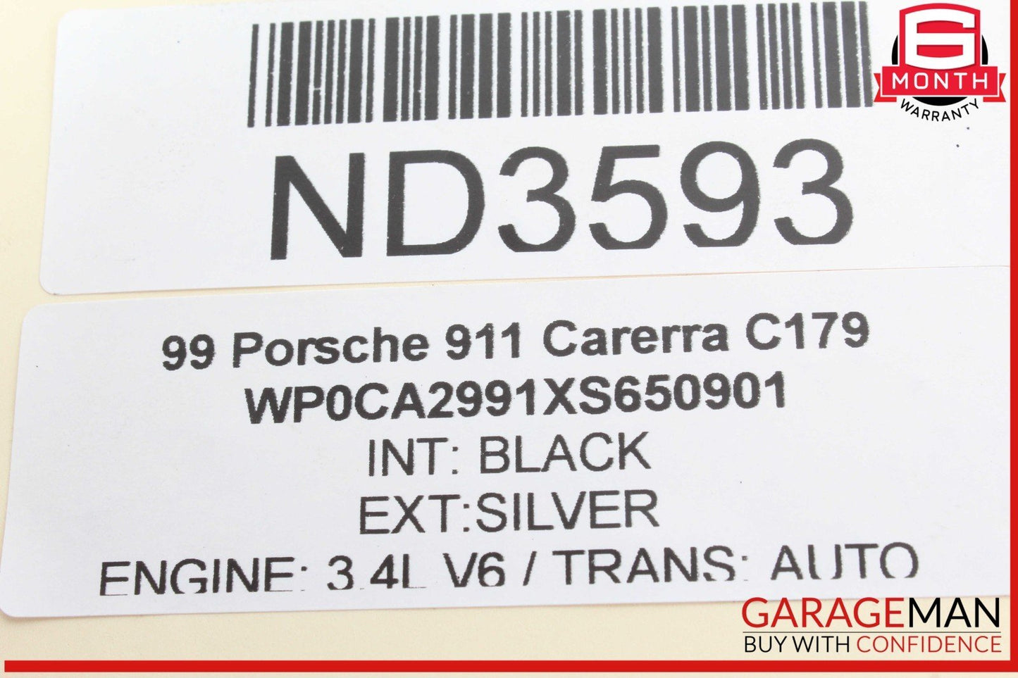 97-05 Porsche 911 Carrera Rear Left Side Spindle Knuckle w/ Rotor Disc OEM