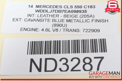 08-17 Mercedes W218 CLS550 E550 C300 SLK350 Trunk Lid Latch Lock Actuator OEM