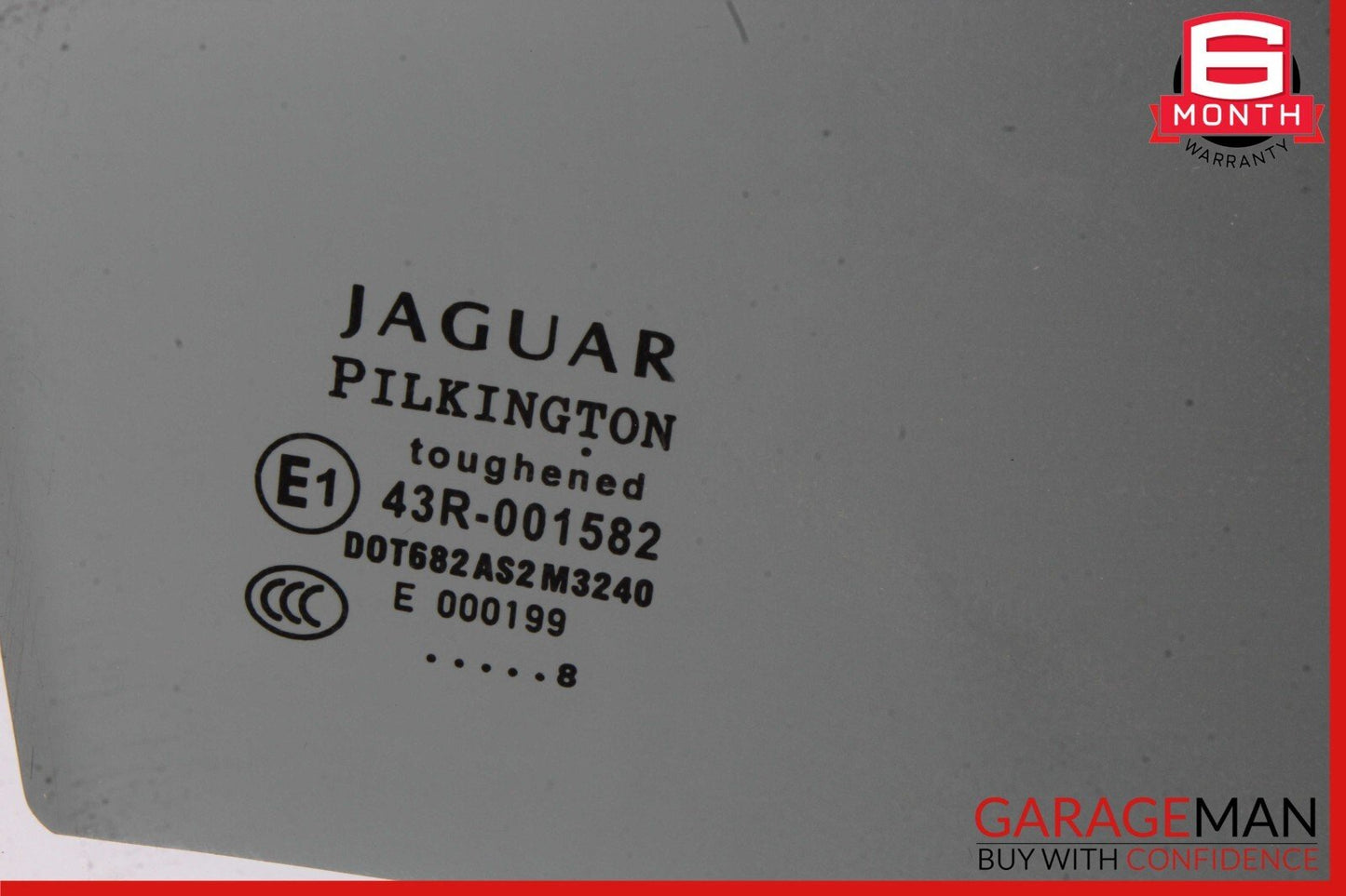 09-15 Jaguar XF Rear Right Passenger Side Door Window Glass OEM