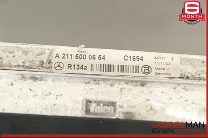 03-06 Mercedes W211 E500 CLS500 Engine Cooling Radiator A/C Air Condenser Assy