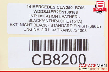 14-19 Mercedes W117 CLA250 CLA180 Rear Right Door Lock Latch Actuator