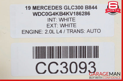 15-25 Mercedes X253 GLC300 C300 Front Right or Left Side Top Upper Seat Cushion