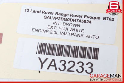 12-19 LR Range Rover Evoque L538 Center Console Roller Storage Cup Holder OEM