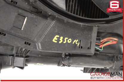 08-18 Mercedes W212 E350 C300 Engine Radiator Cooling Fan Motor Assembly OEM