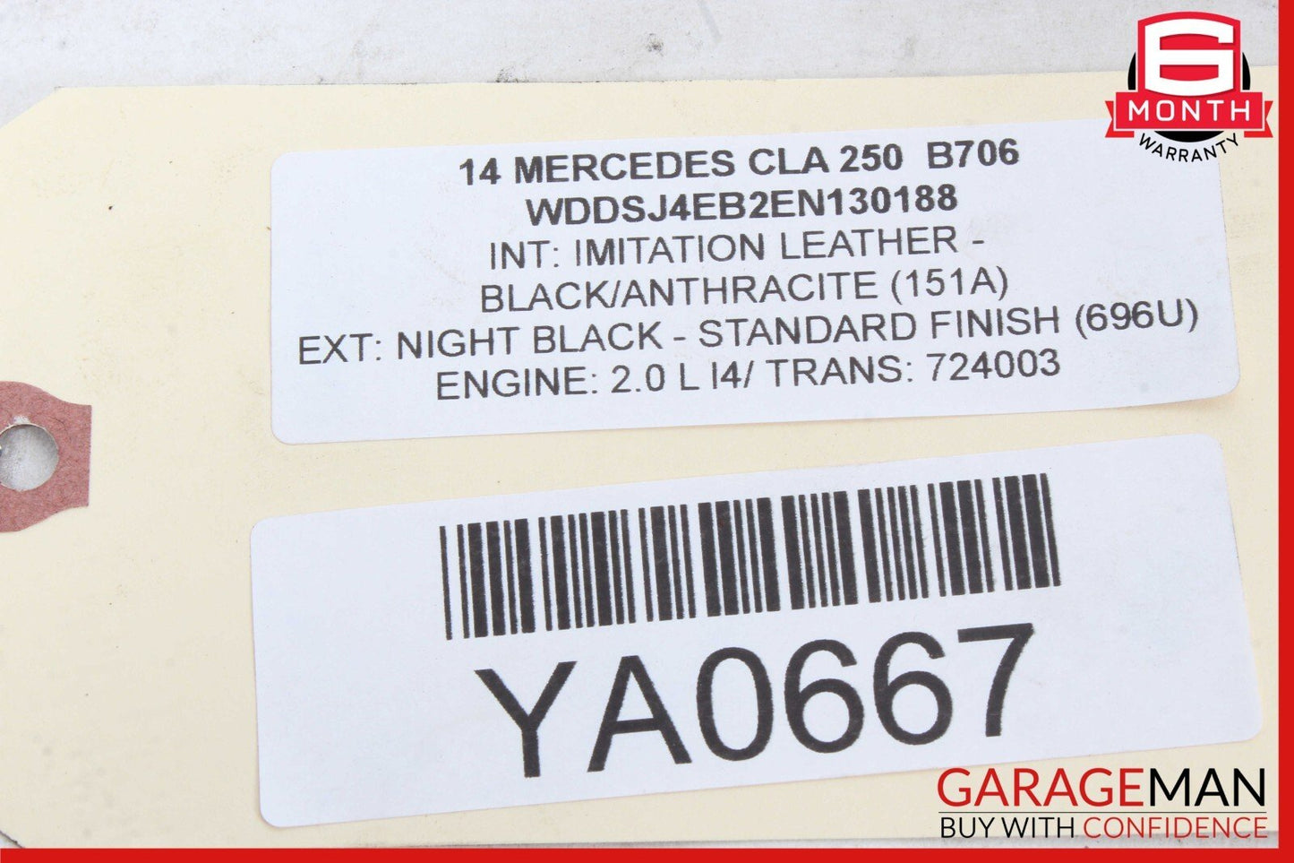 14-18 Mercedes W117 CLA250 GLA250 2.0L Turbocharger Turbo Charger Manifold OEM
