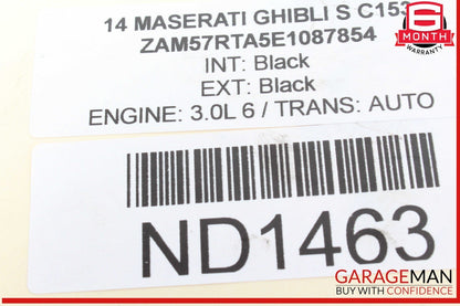 14-17 Maserati Ghibli S M157 Front Right Side Spindle Knuckle Hub Bearing OEM