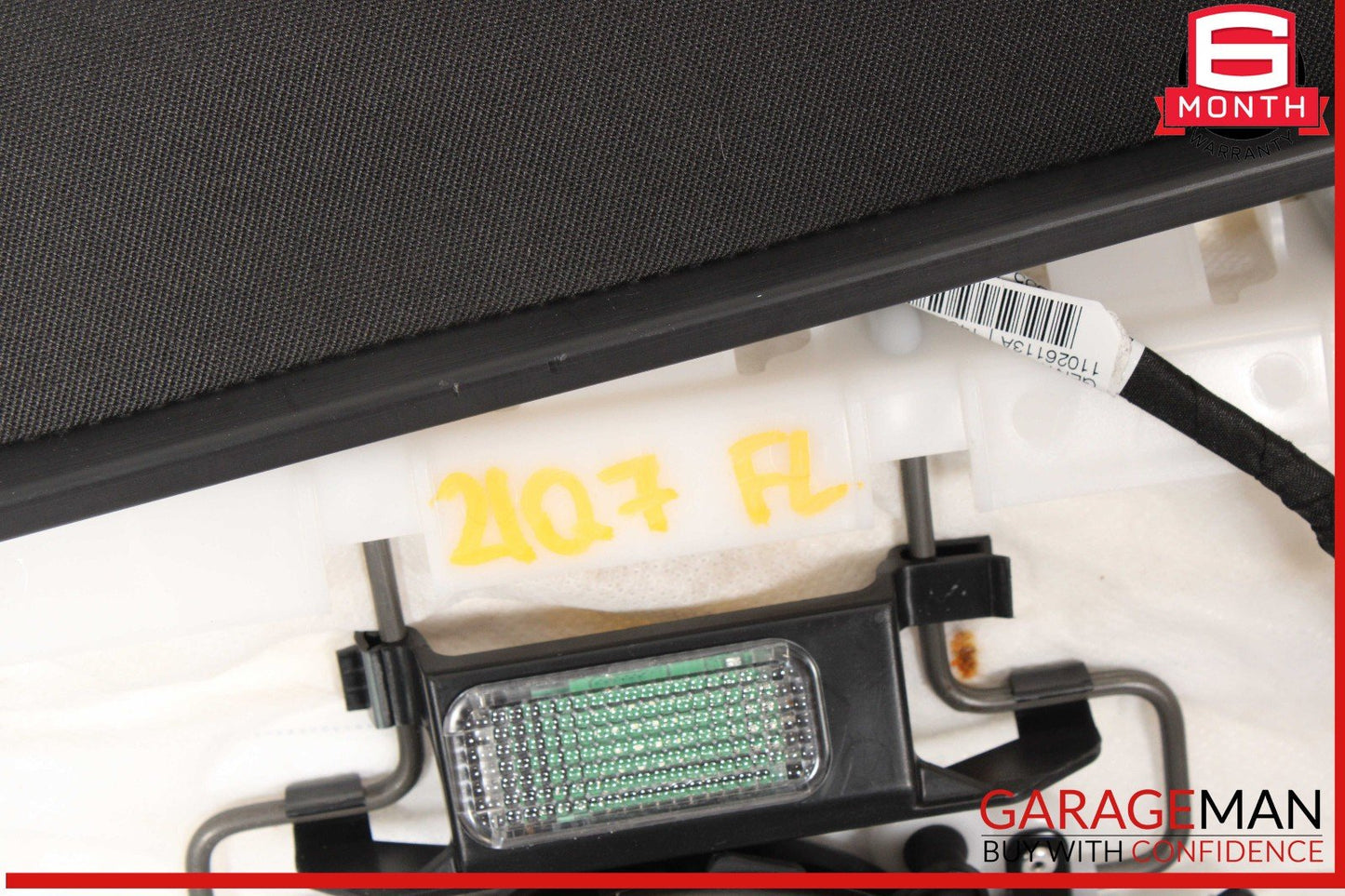20-24 Audi Q7 Front Left Driver Side Lower Bottom Seat Cushion Black OEM