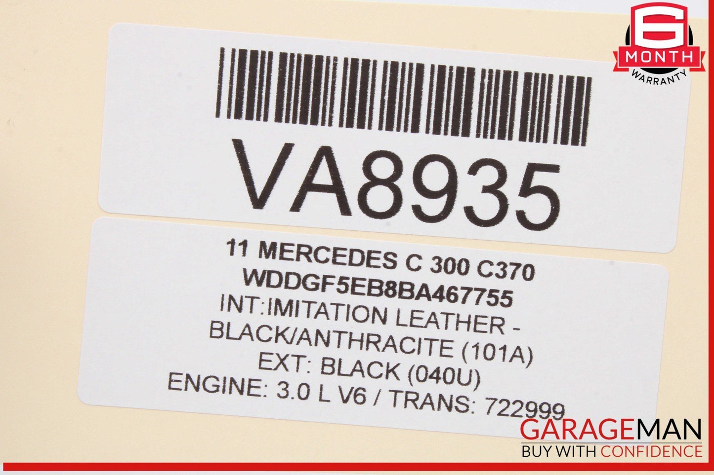 08-14 Mercedes W204 C300 C350 Front Right Side Curved Wishbone Control Arm OEM