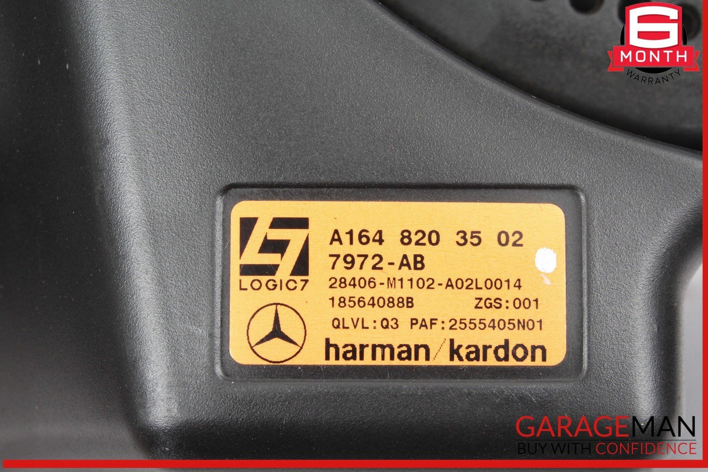 07-12 Mercedes X164 GL450 4MATIC Rear Subwoofer Audio Speaker Harman Kardon