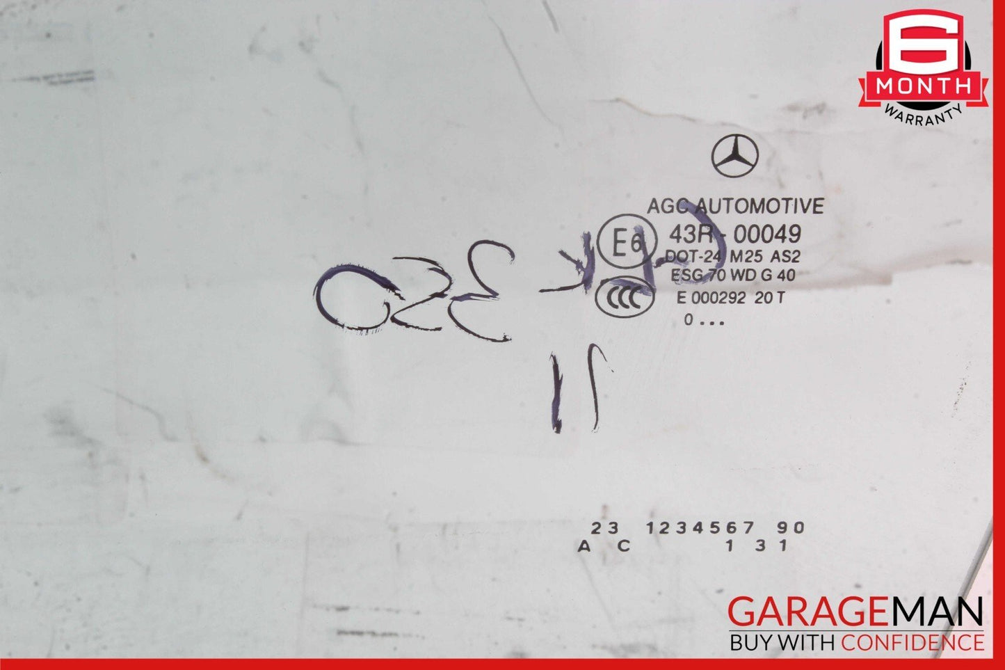 10-15 Mercedes X204 GLK350 Front Left Side Door Window Auto Glass Clear OEM