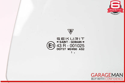 97-04 Porsche Boxster S 986 Front Right Passenger Side Door Window Auto Glass