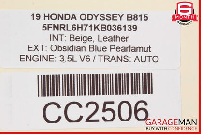 18-23 Honda Odyssey Dash Dashboard Instrument Panel OEM
