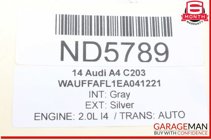 13-16 Audi A4 Rear Left Driver Side Bumper Guide Bracket 8K5807453A OEM