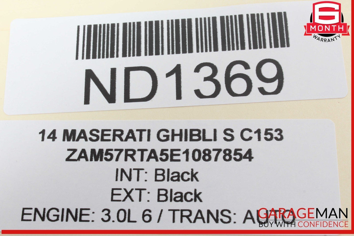 14-17 Maserati Ghibli S Speedometer Odometer Instrument Cluster Gauge OEM