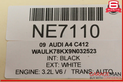 09-16 Audi A4 A5 S4 S5 Front Left Driver Side Window Regulator Motor 8K0959801
