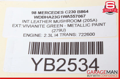 96-00 Mercedes W202 C230 Front Left or Right Seat Headrest Head Rest OEM