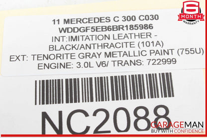 08-14 Mercedes W204 C300 C250 Rear Left & Right Shock Absorber Strut Set OEM