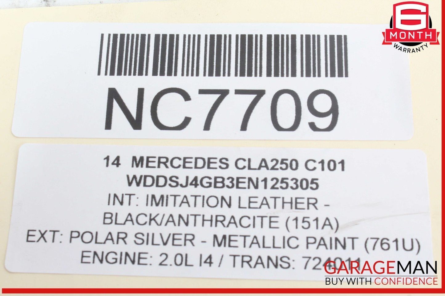 14-19 Mercedes W117 CLA250 Rear Right & Left Side Shock Absorber Strut Set OEM