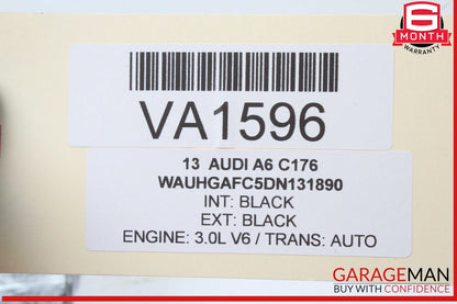 12-18 Audi A6 Front Right Passenger Side Door Window Regulator 4G0837462 OEM
