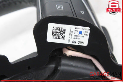 11-18 Audi A8 Front Left Side Multifunction Steering Wheel w/ Paddle Shifters