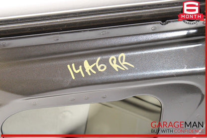 12-18 Audi A6 Rear Right Passenger Side Exterior Door Shell Frame Panel OEM